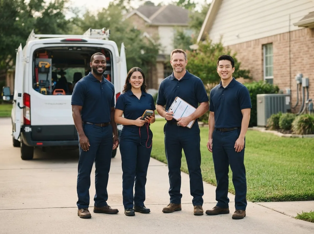 Certified HVAC technician near Pearland, TX